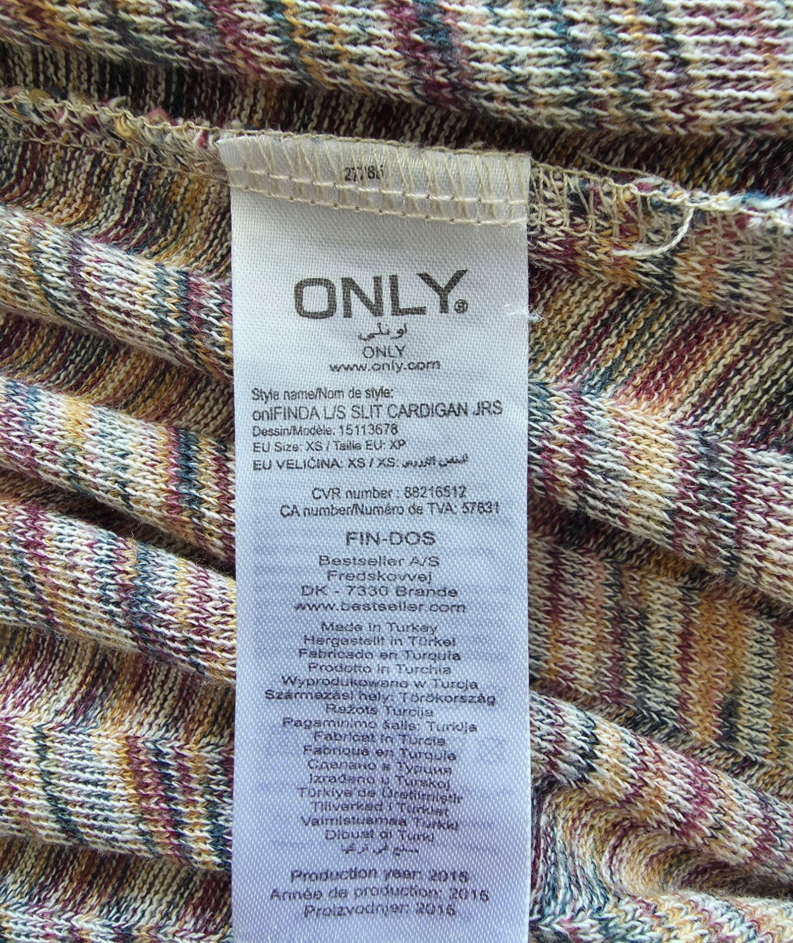 Long heathered cardigan XS Only open fine knit vest – photo 6